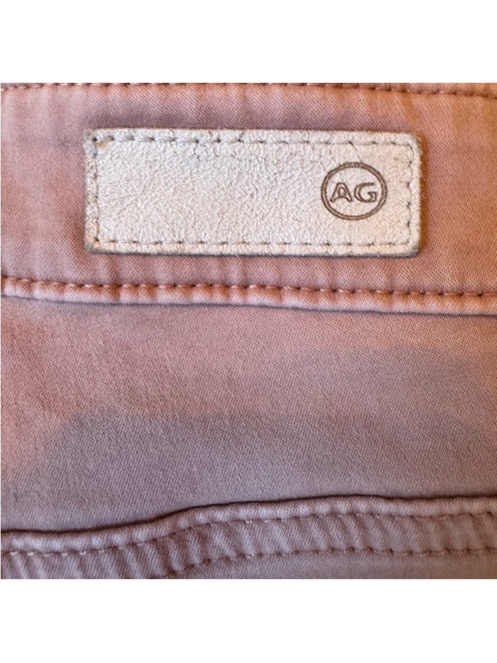 AG Adriano Goldschmied Farrah High Rise Skinny Ankle Jeans 26 Blush Pink Stretch - Picture 7 of 10